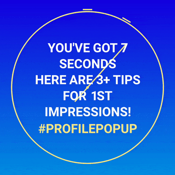 7-second LinkedIn Review - #ProfilePopUp