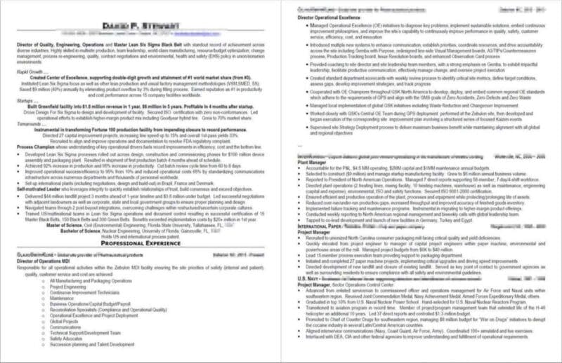 Resume Examples - 4 VP Supply Chain BEFORE - #profilesthatpop.com Jared J. Wiese - Resume Writing Services - LinkedIn Profile Writing Service - Career Coaching