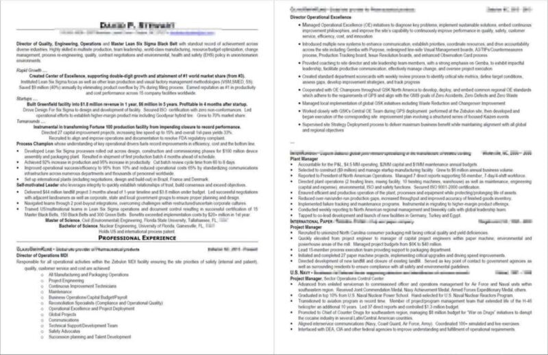 Resume Examples - 4 VP Supply Chain BEFORE - #profilesthatpop.com Jared J. Wiese - Resume Writing Services - LinkedIn Profile Writing Service - Career Coaching