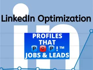 LinkedIn Optimization - LinkedIn Lead Generation - LinkedIn Profile Writing Service - Proven JOBS & LEADS - ProfilesThatPOP.com x323